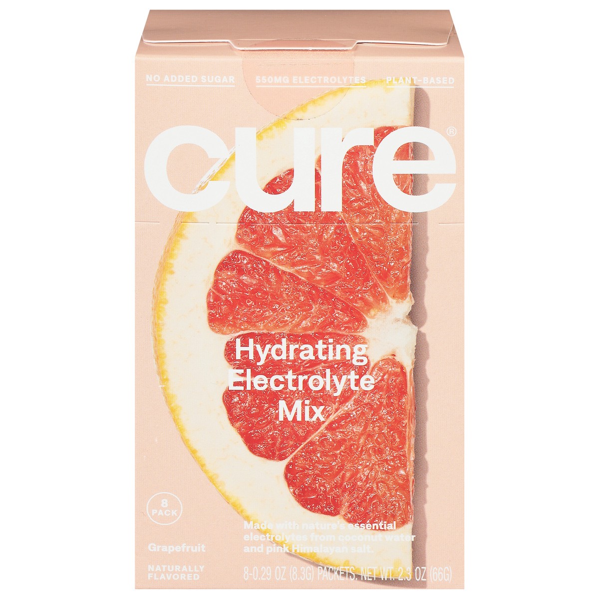 slide 1 of 11, CÜRE Hydrating Grapefruit Electrolyte Mix - 8 ct, 8 ct