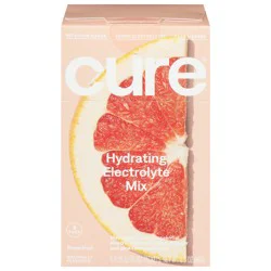 CÜRE Hydrating Grapefruit Electrolyte Mix - 8 ct 0.29 oz Packets