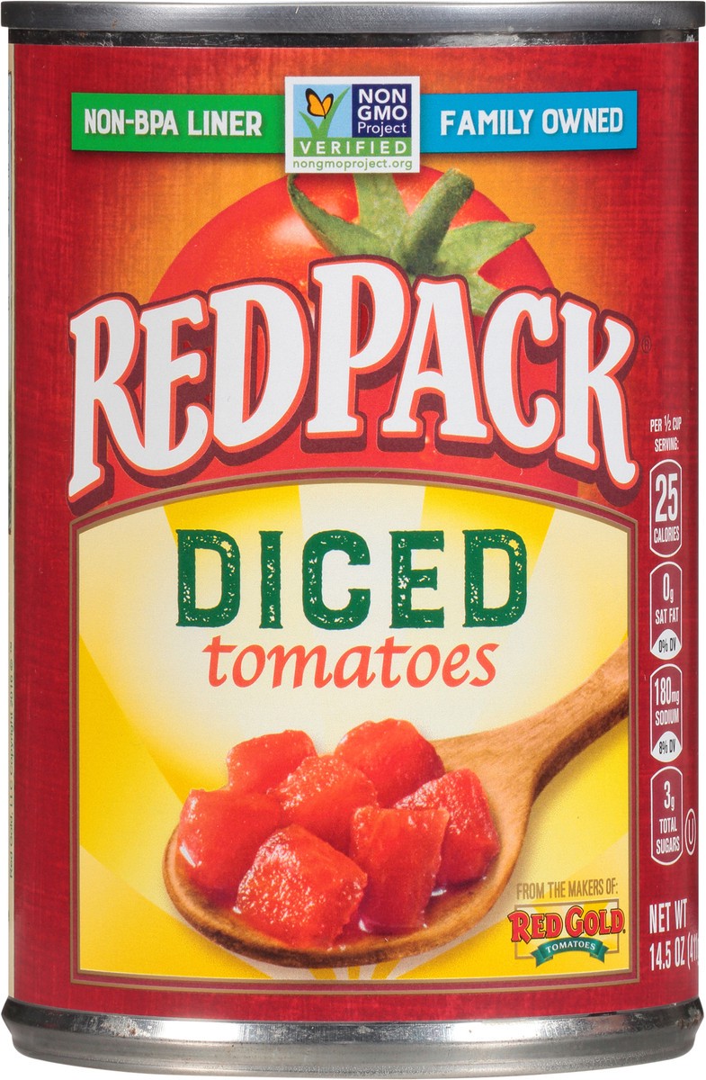 slide 7 of 11, Redpack Diced Tomatoes 14.5 oz. Can, 14.5 oz