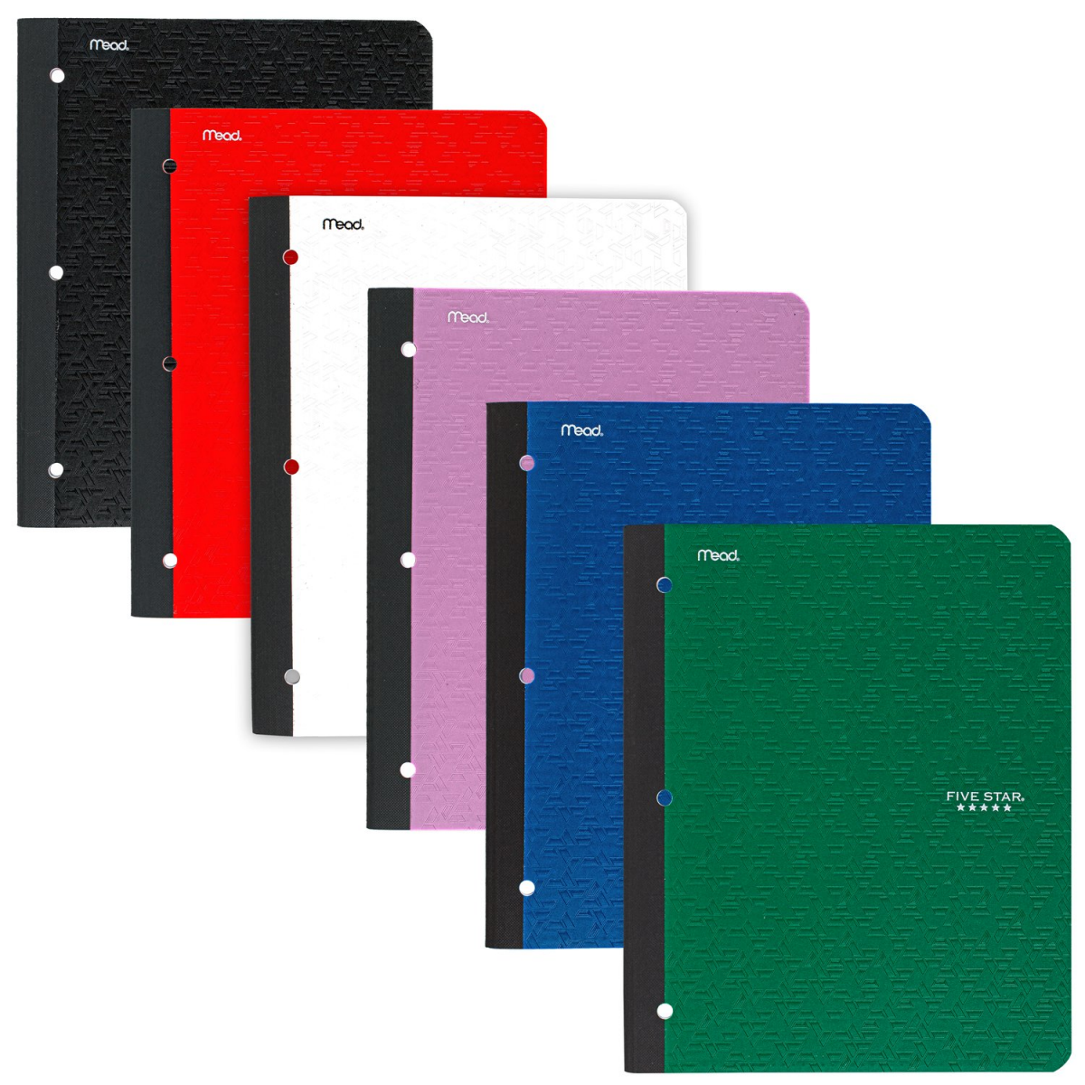 slide 2 of 2, Five Star Wireless Notebook with Pocket 1 Subject, 1 ct