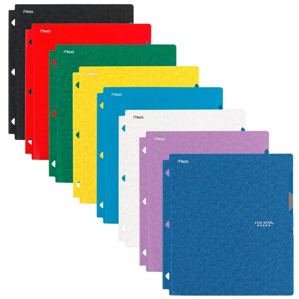 slide 4 of 5, Five Star Quick-view 4-pocket folder, 1 ct