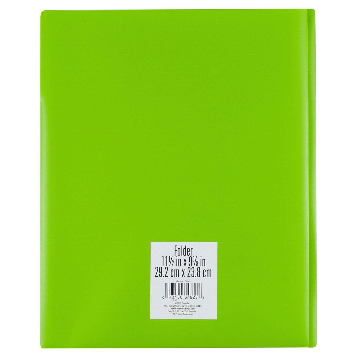 slide 2 of 2, Five Star Pocket and Prong Poly Folder, 1 ct