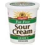 slide 1 of 1, ShopRite Sour Cream Fat Free, 16 oz