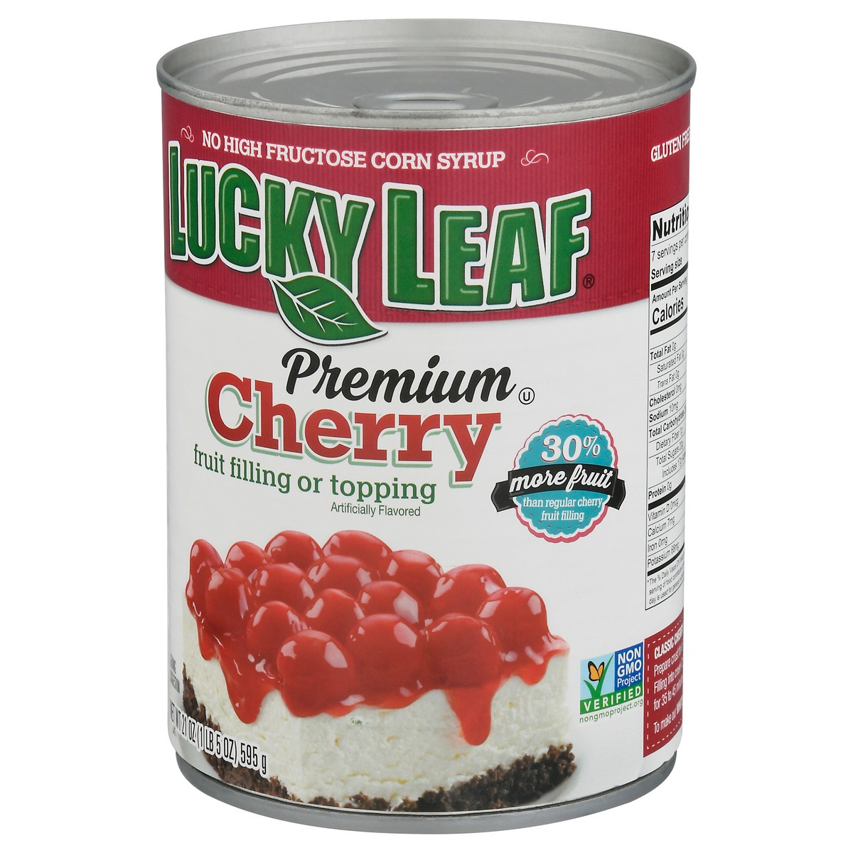 slide 11 of 12, Lucky Leaf Premium Cherry Fruit Filling or Topping 21 oz, 21 oz