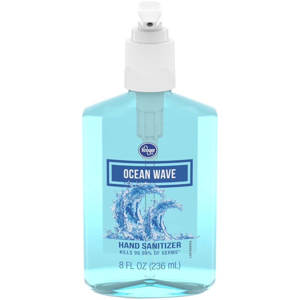 slide 2 of 3, Kroger Ocean Wave Hand Sanitizer, 8 oz