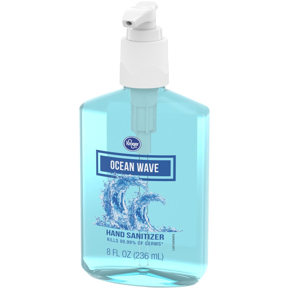 slide 3 of 3, Kroger Ocean Wave Hand Sanitizer, 8 oz