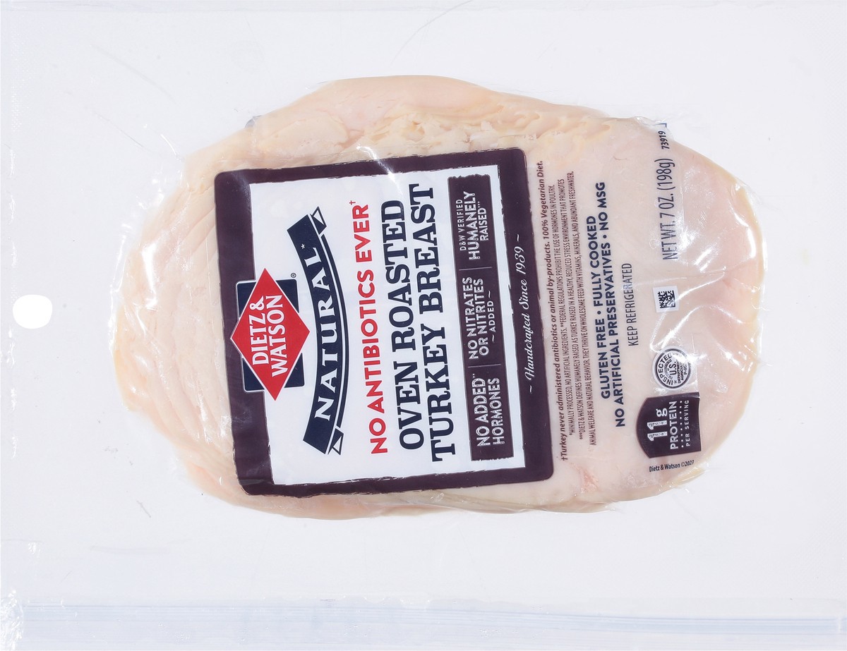 slide 8 of 9, Dietz & Watson Oven Roasted Turkey Breast 7 oz, 7 oz