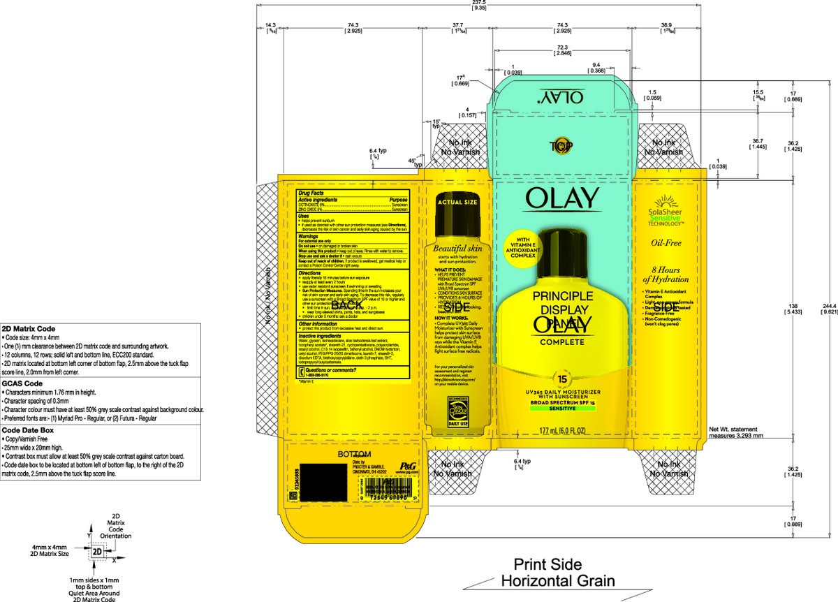 slide 6 of 9, Olay Complete Lotion Moisturizer Sensitive Skin - SPF 15 - 6 fl oz, 15 ct; 6 fl oz