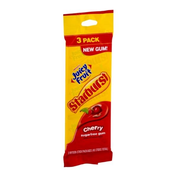 slide 1 of 3, Juicy Fruit Gum 3 ea, 3 ct