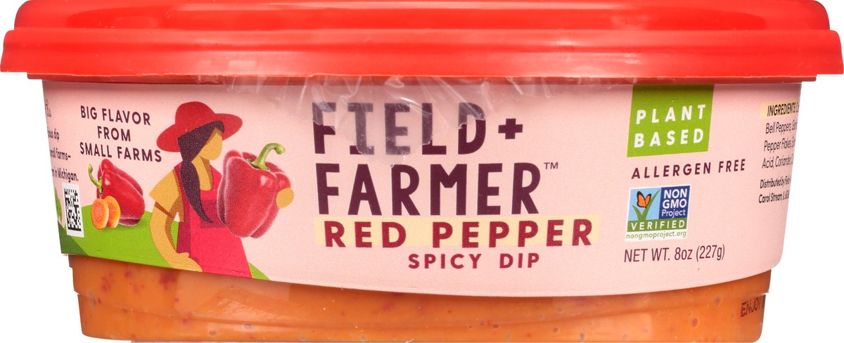 slide 6 of 12, Field + Farmer Red Pepper Spicy Dip 8 oz, 8 oz