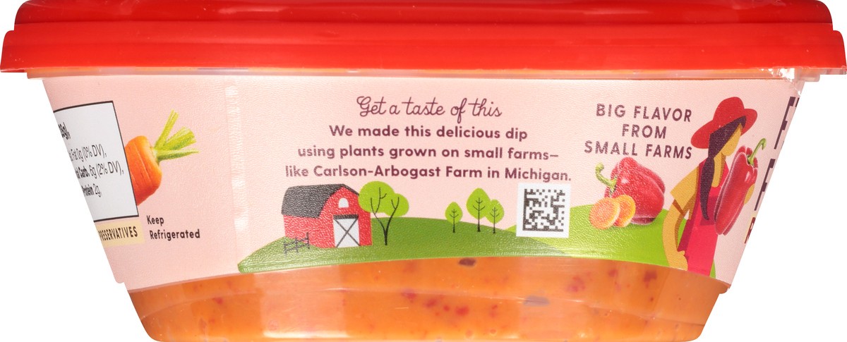 slide 9 of 12, Field + Farmer Red Pepper Spicy Dip 8 oz, 8 oz