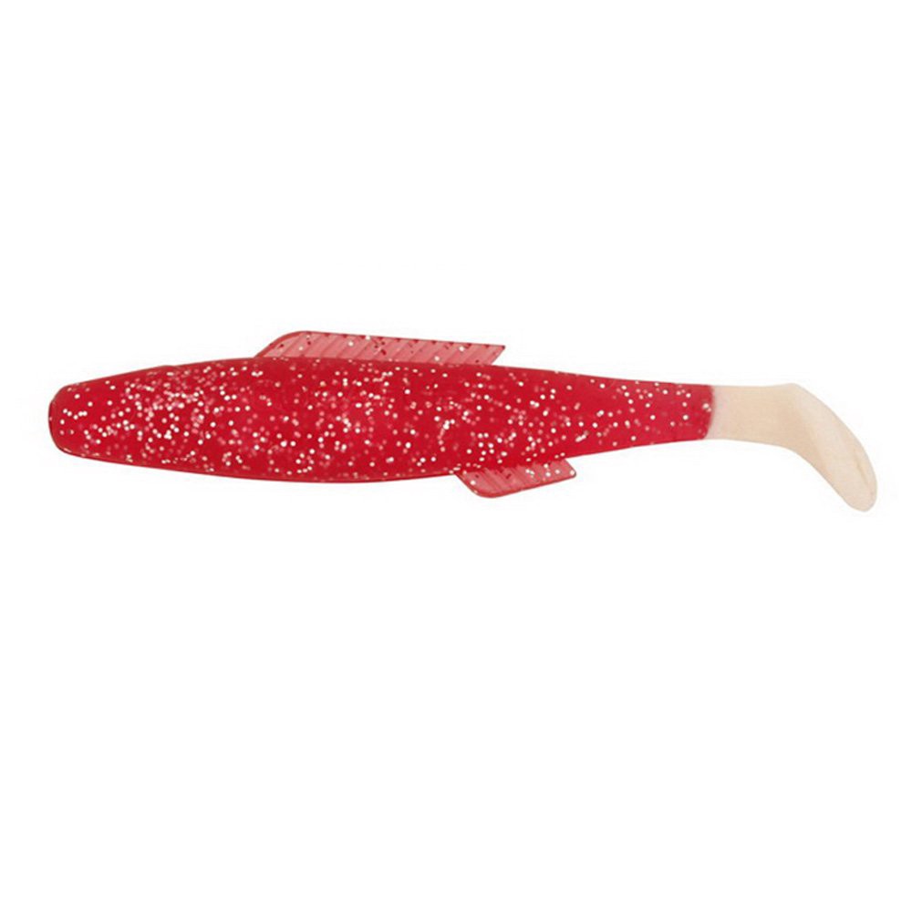 slide 1 of 1, H&H Lure Company Queen Cocahoe Silver Fleck Strawberry Lure with Chart Tail, 1 ct