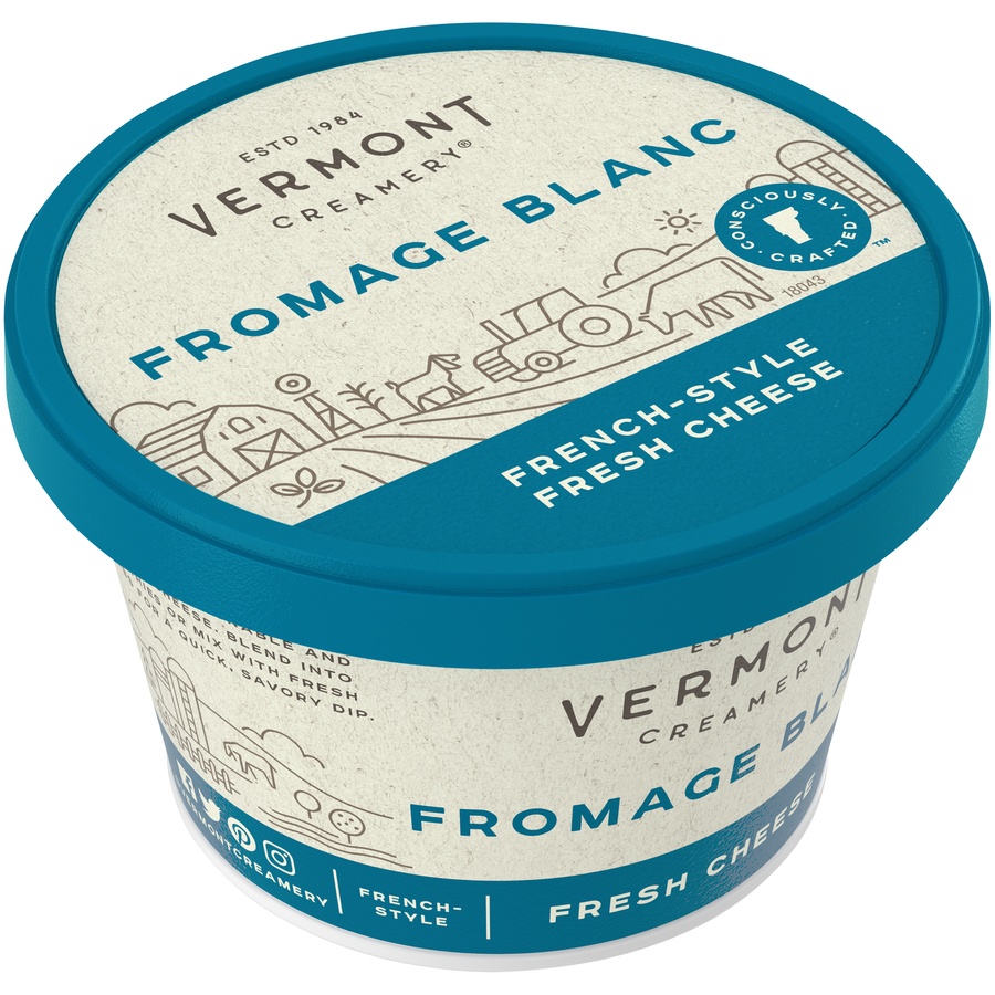 slide 2 of 8, Vermont Creamery Fromage Blanc French Style Skim Milk Cheese, 8 oz