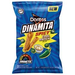 Doritos Dinamita Tortilla Chips Spicy Cool Ranch Flavored, 10.75 oz