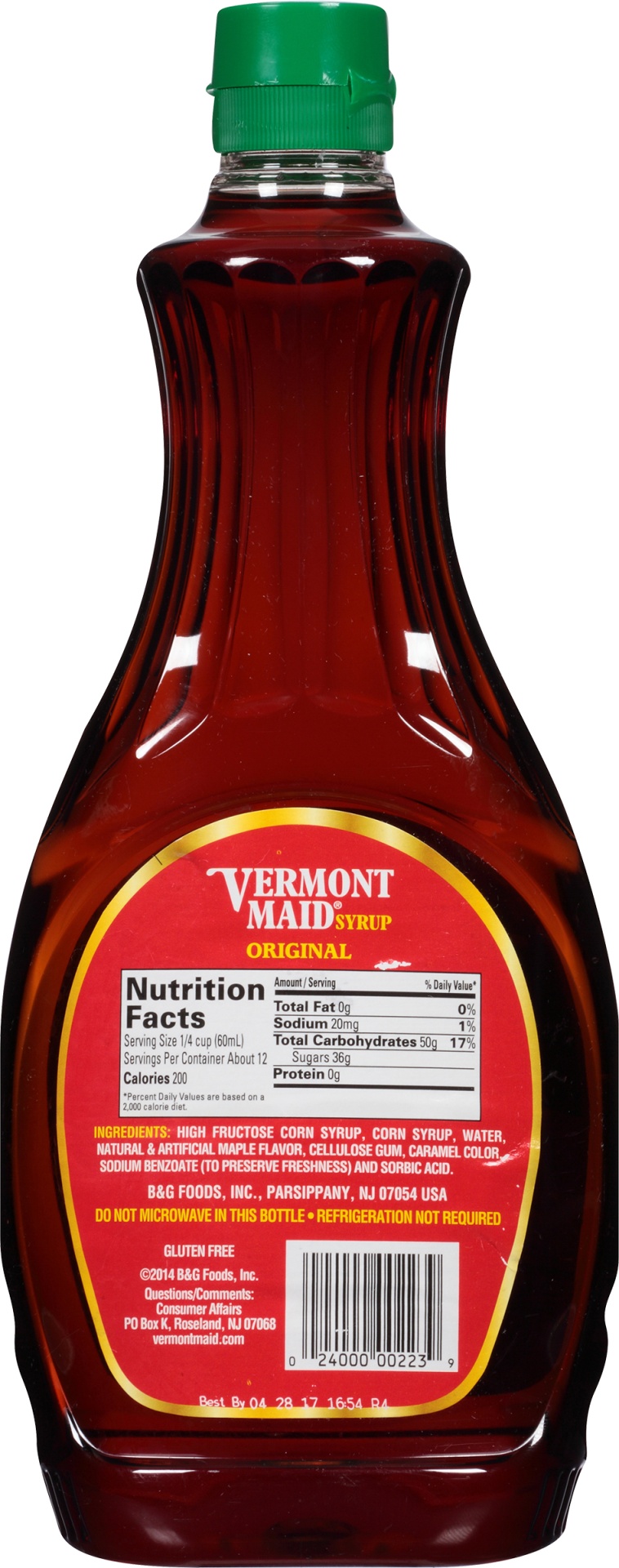 slide 7 of 8, Vermont Maid Syrup, 24 oz