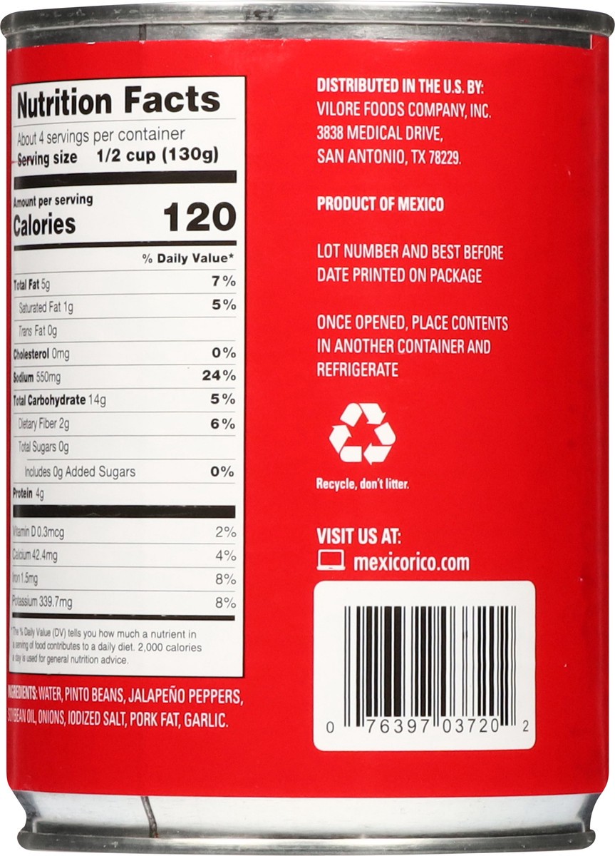 slide 10 of 14, La Costeña Refried Pinto Beans with Jalapeno Peppers 20.4 oz, 20.40 oz