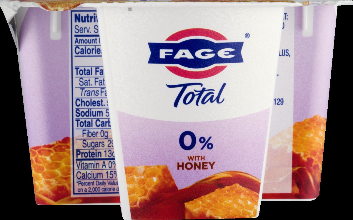 slide 8 of 11, Fage Total Nonfat Greek Strained Yogurt Honey, 5.3 oz