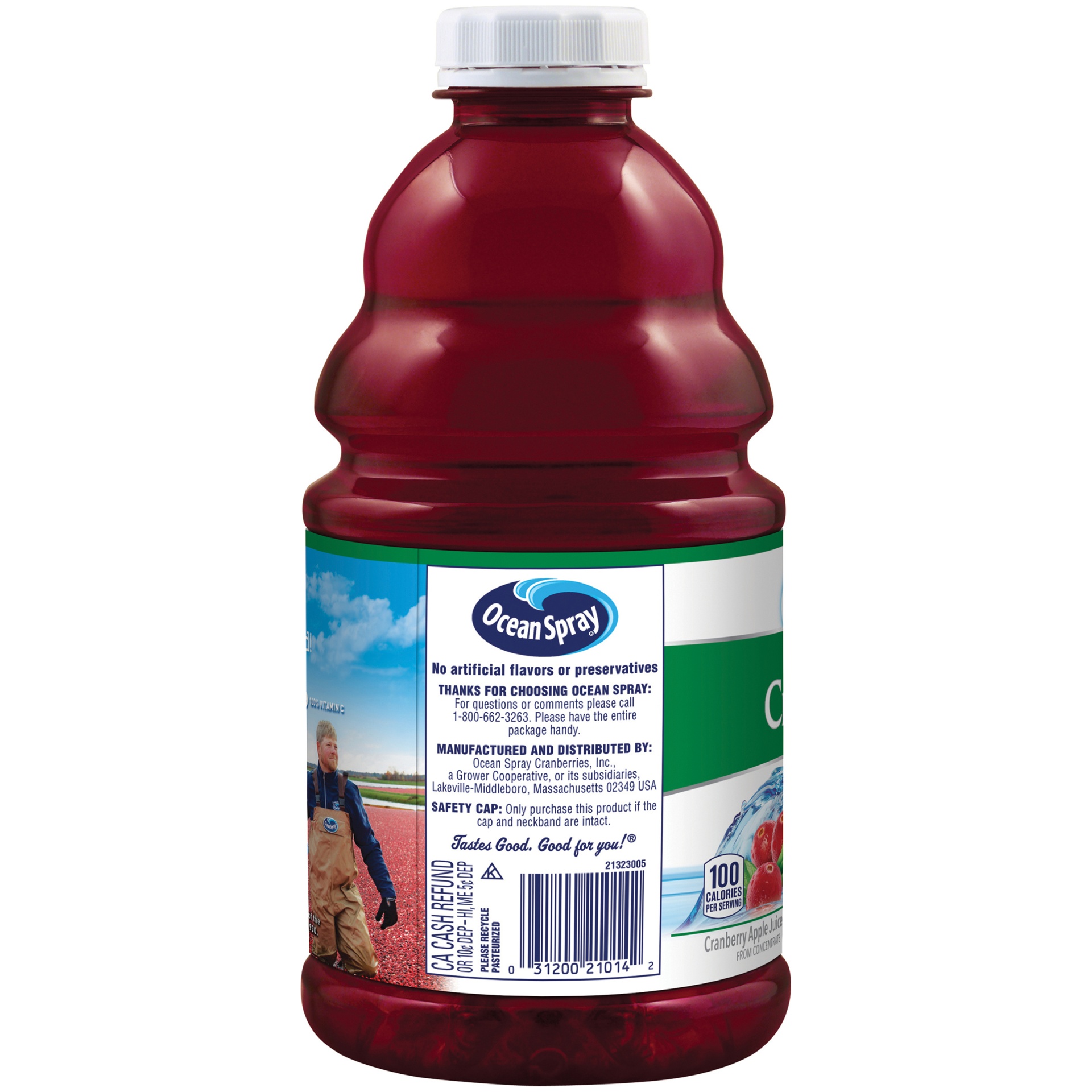 slide 2 of 6, Ocean Spray Cranberry Apple Juice Drink Blended With Another Juice - Cran Apple, 46 fl oz