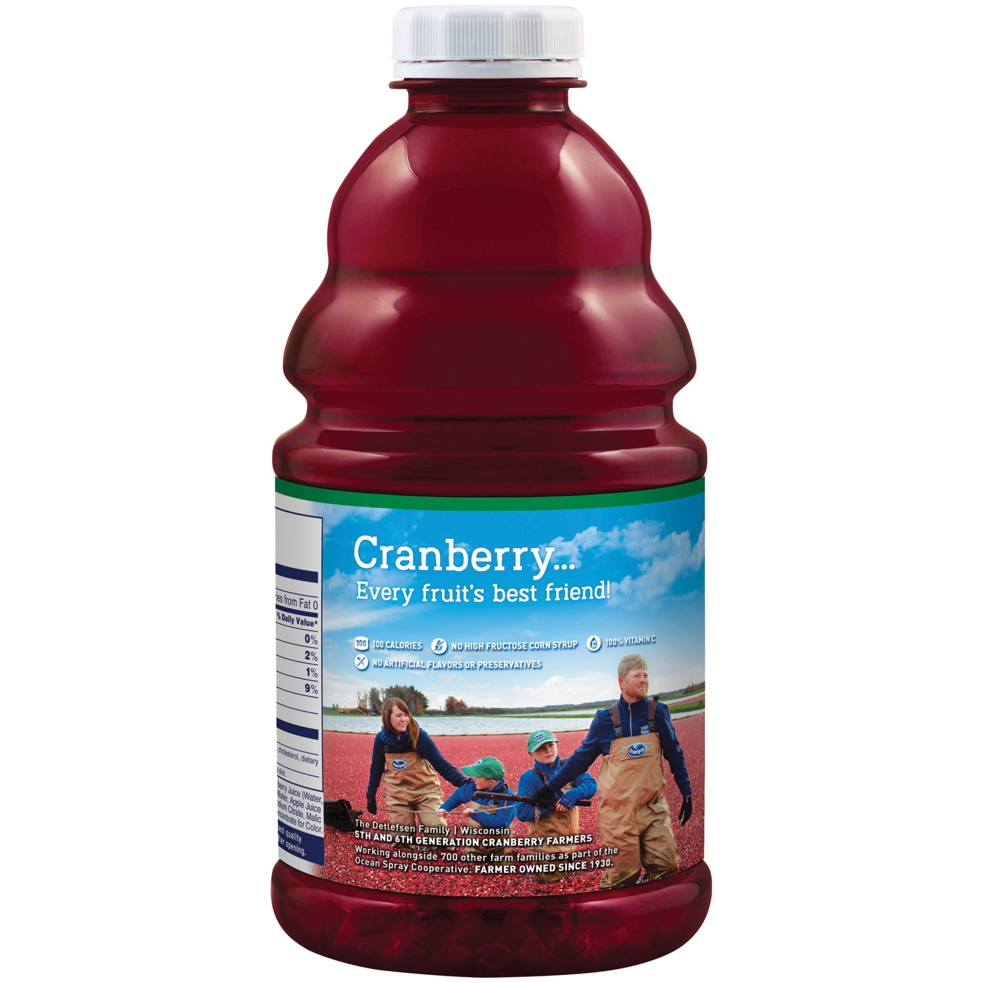 slide 4 of 6, Ocean Spray Cranberry Apple Juice Drink Blended With Another Juice - Cran Apple, 46 fl oz