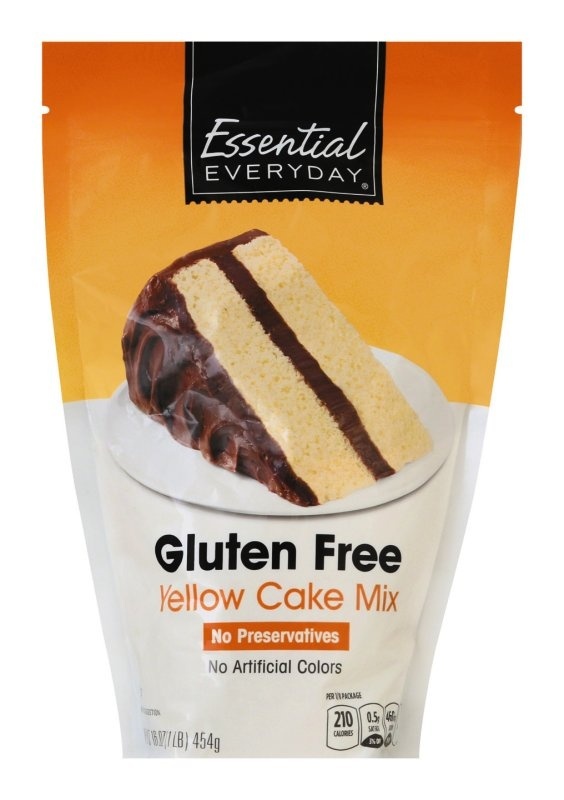 slide 1 of 1, Essential Everyday Gluten Free Yellow Cake, 16 oz