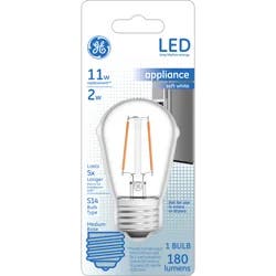 GE 11 W Equivalent Soft White S14 LED Appliance Light Bulb