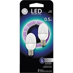 GE White Led Night Light Bulb