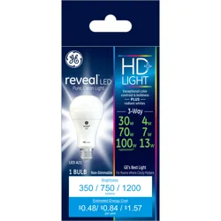 GE Reveal 4/7/13 Watts 3-Way LED Light Bulb 1 ea