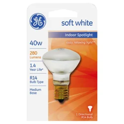 GE 40 Watts Soft White Light Bulb 1 ea
