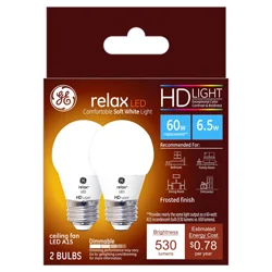 GE Relax 5.5 Watts LED Soft White Light Bulbs 2 ea