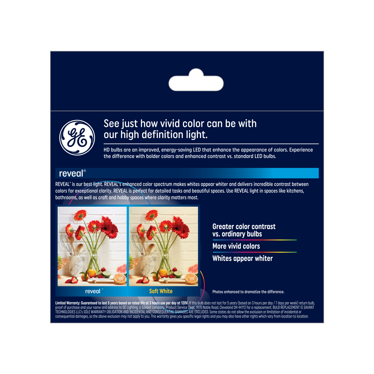 slide 2 of 2, Ge Reveal Hd Led 40W G25 Globe White Dim, 2 ct