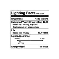 slide 5 of 5, GE Nighthawk 150 W Equivalent Dimmable Warm White Par38 LED Light Fixture Light Bulb, 1 ct