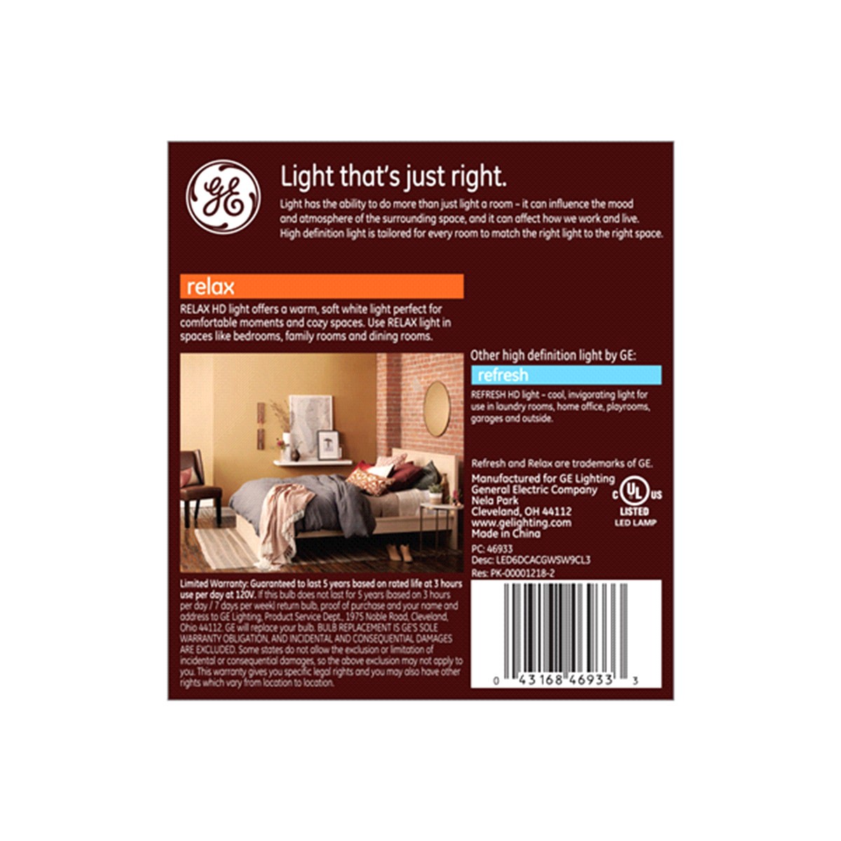 slide 2 of 2, Ge Relax Led Hd 60W Cac Deco Dim Frst Bent Tip, 3 ct