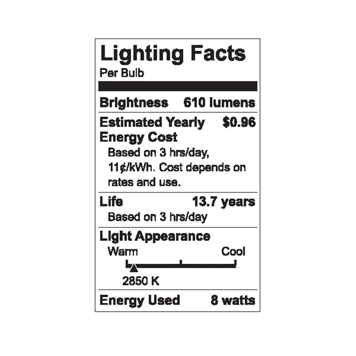 slide 2 of 2, GE Reveal 8 Watts HD+ LED Light Bulbs 4 ea, 4 ct