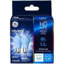 GE 60 W Equivalent Dimmable Colorenhancing A15 LED Light Fixture Light Bulbs
