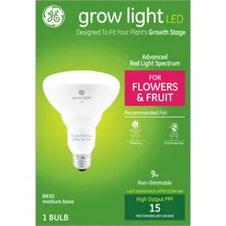 GE Grow Light 9 Watts LED Light Bulb 1 ea