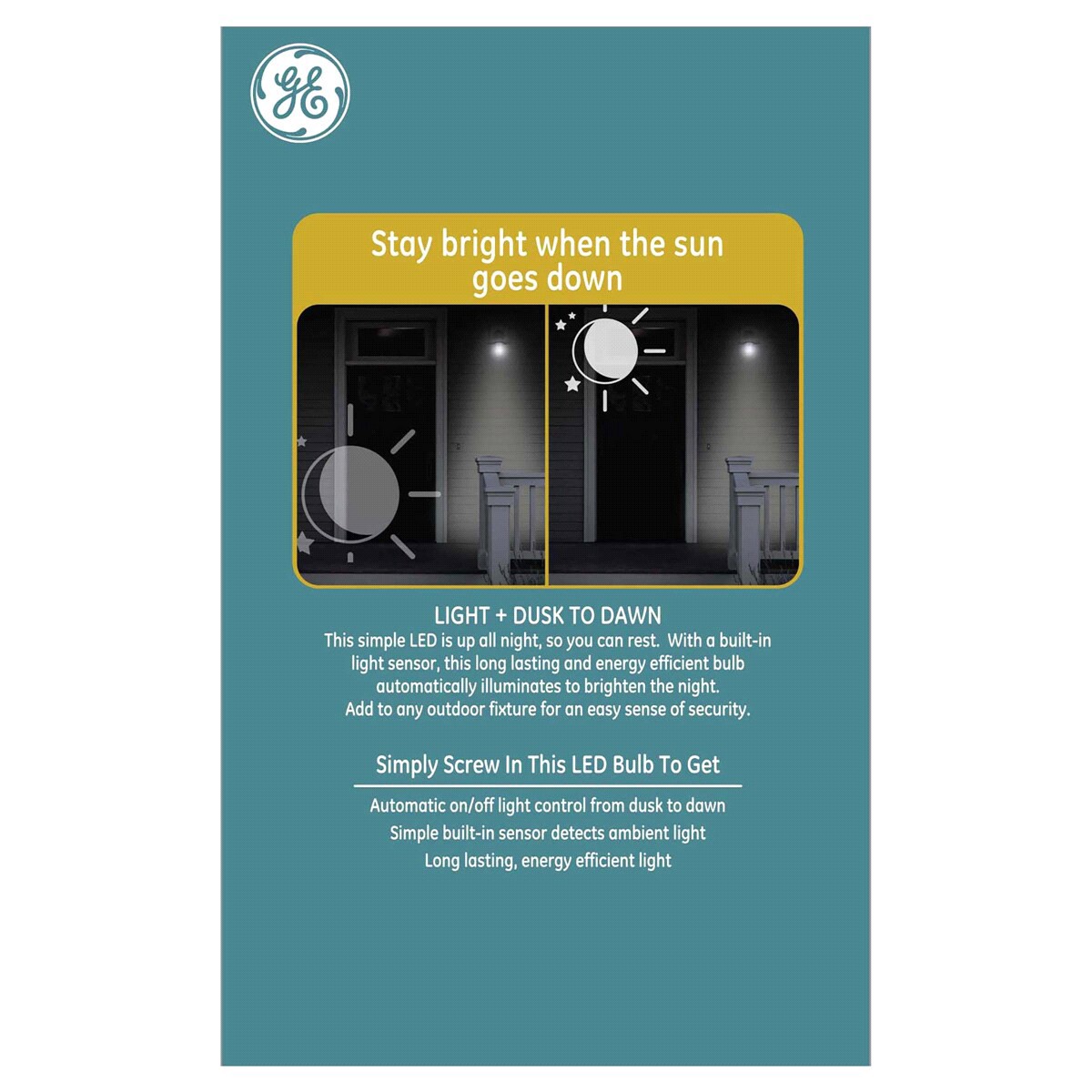slide 2 of 2, General Electric Dusk to Dawn Light Bulb, 1 ct