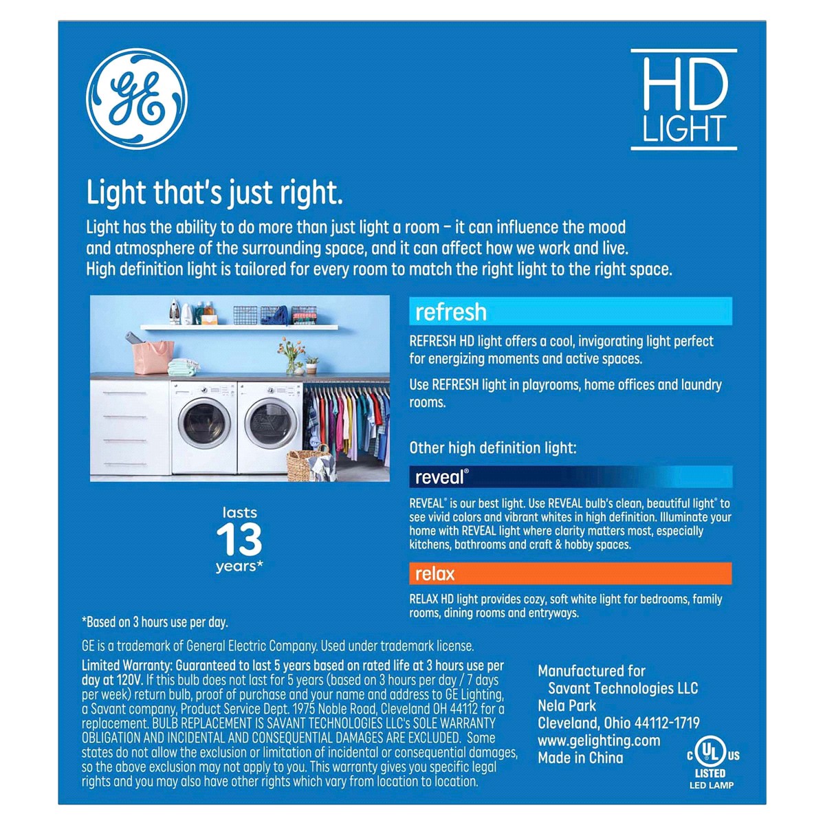 slide 2 of 2, GE Refresh HD LED 40W Medium Base Bent Tip Bulb, 3 ct