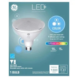 GE LED+ Color 15 Watts Light Bulb 1 ea