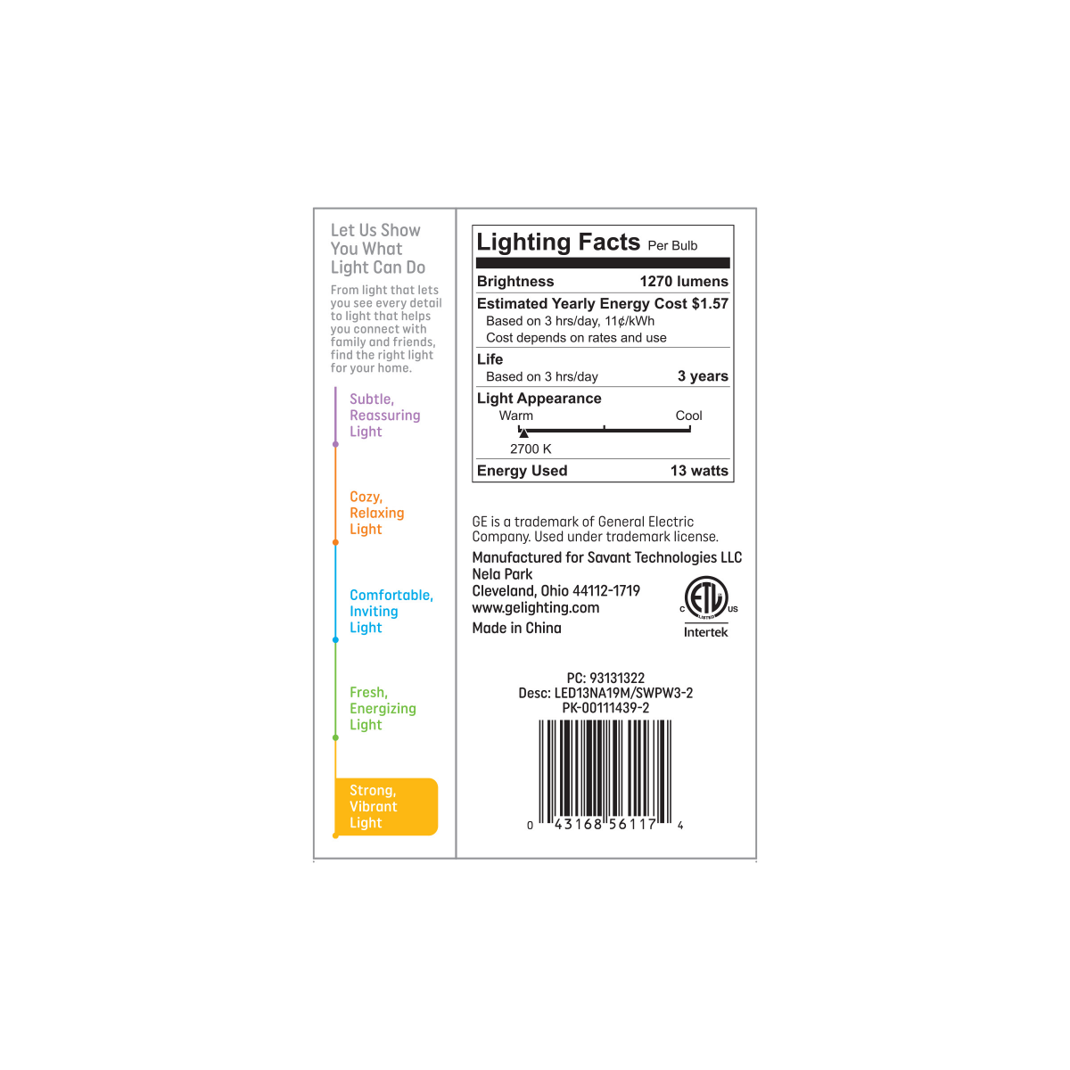slide 2 of 2, GE 100 Watts Soft White LED Light Bulbs 2 ea, 2 ct