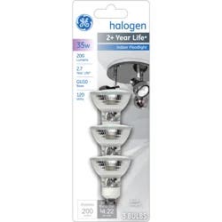 GE 35-Watt GU10 Halogen Light Bulb - Soft White