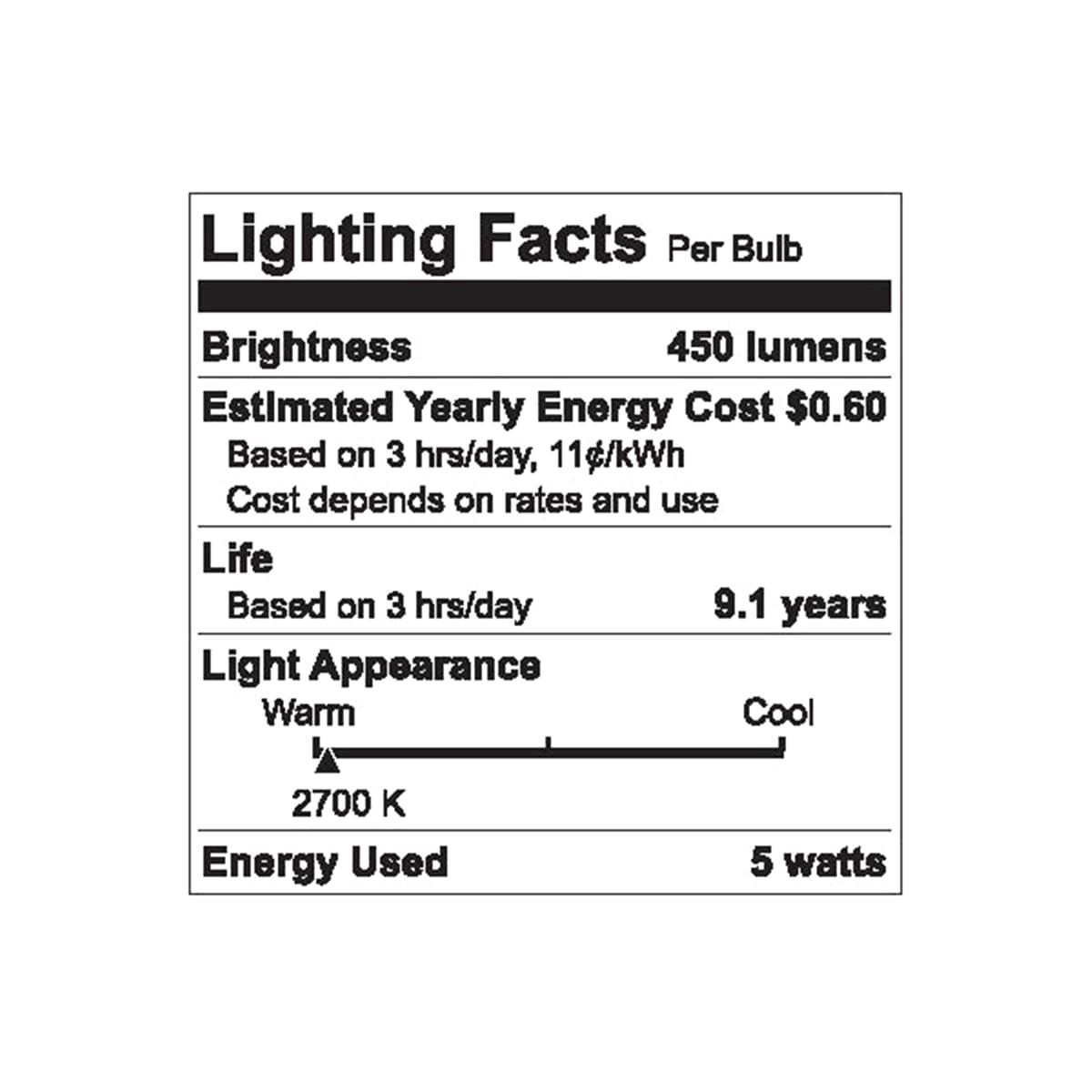 slide 3 of 5, GE Soft White LED 5 Watts 4 Pack Light Bulbs 4 ea, 4 ct