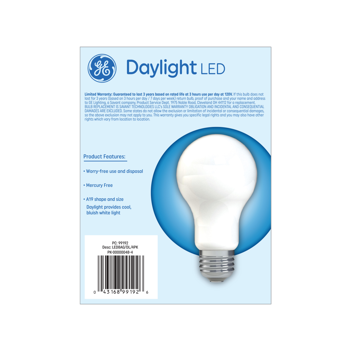slide 2 of 2, GE LED 60-Watt Soft White Decorative Globe Clear Finish Light Bulb, 4 ct