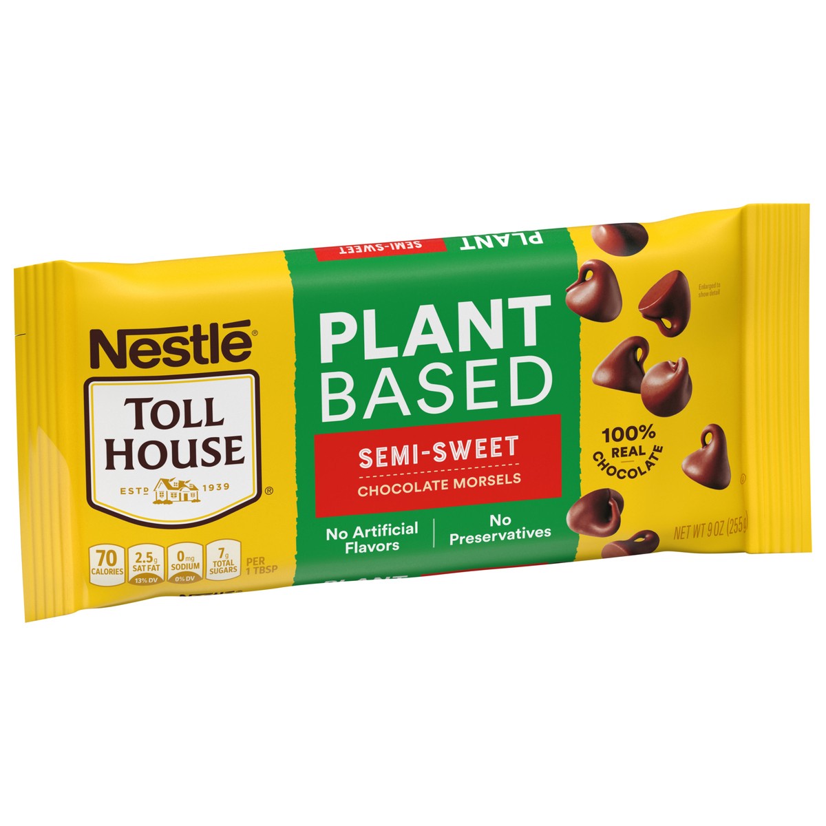 slide 2 of 9, Toll House Plant Based Semi Sweet Chocolate Chips, 9 oz