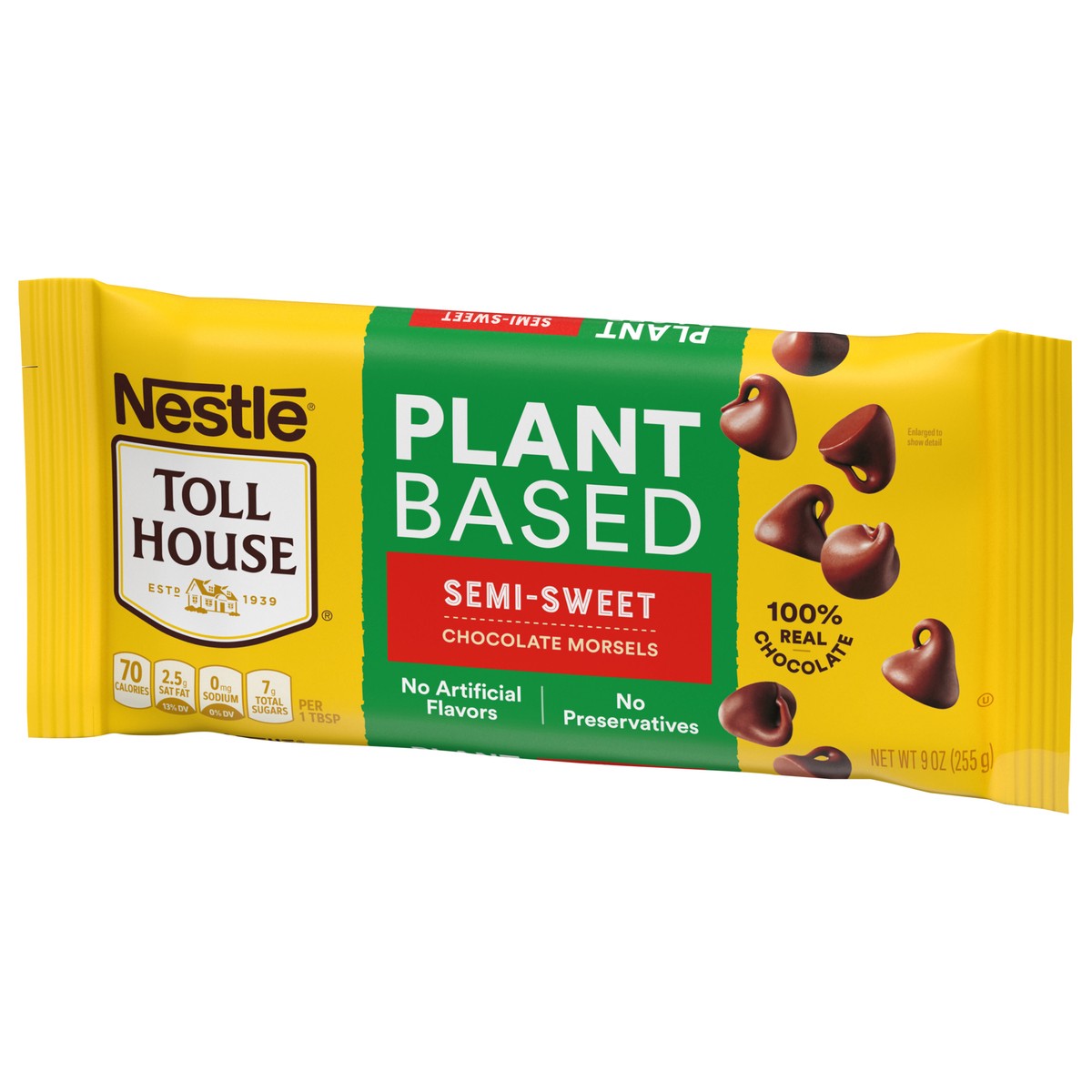 slide 9 of 9, Toll House Plant Based Semi Sweet Chocolate Chips, 9 oz