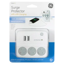 GE USB Charging Surge Protector 1 ea