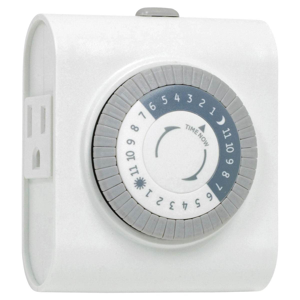 slide 2 of 2, General Electric Indoor Mechanical Timer 24hr with 2 Outlets, 1 ct