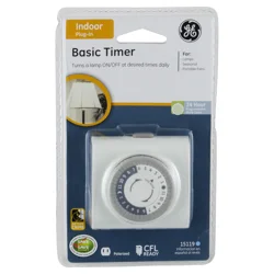 GE Indoor/Plug-In Basic Timer 1 Each