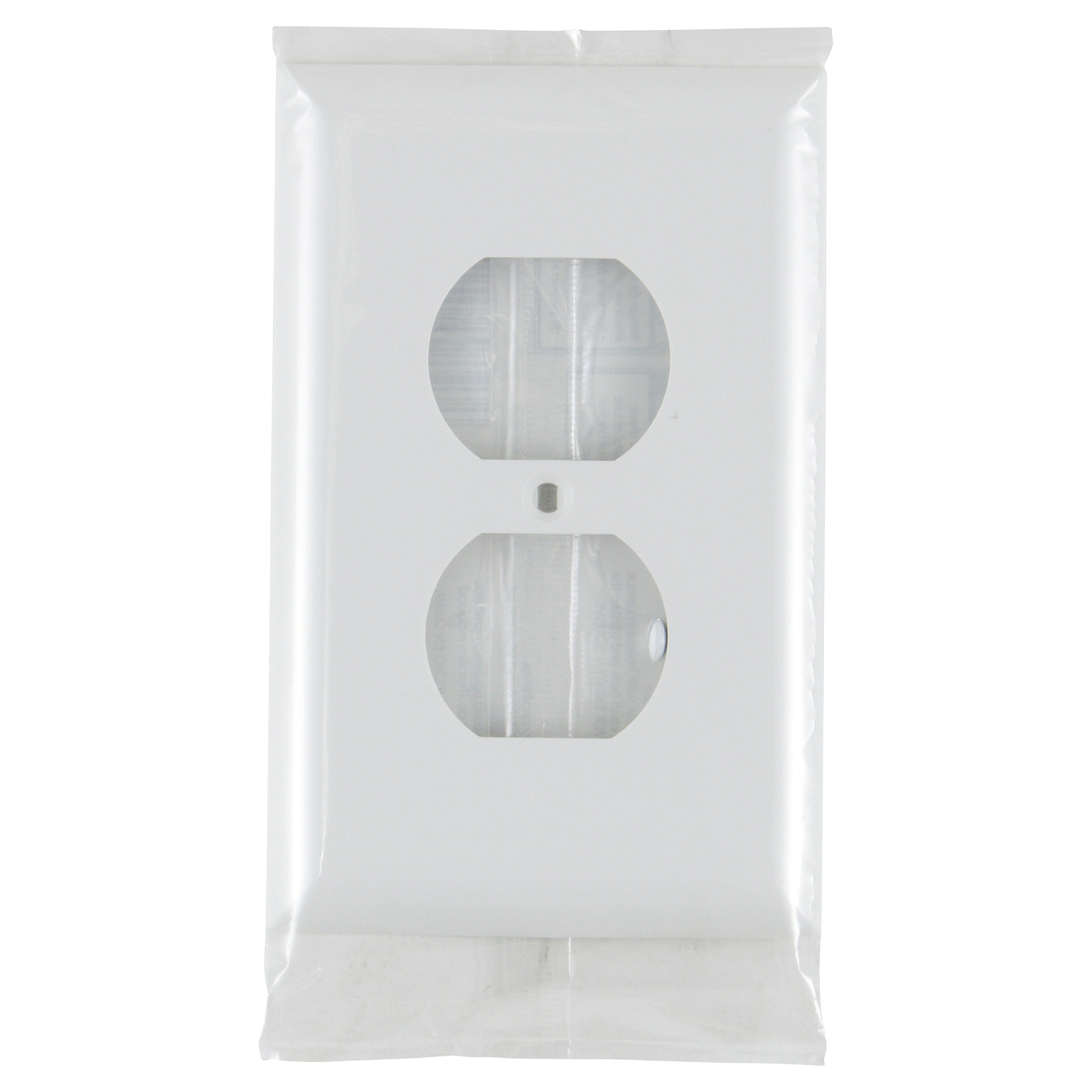 slide 1 of 2, GE 2-Outlet Oversized Wallplate - White, 1 ct