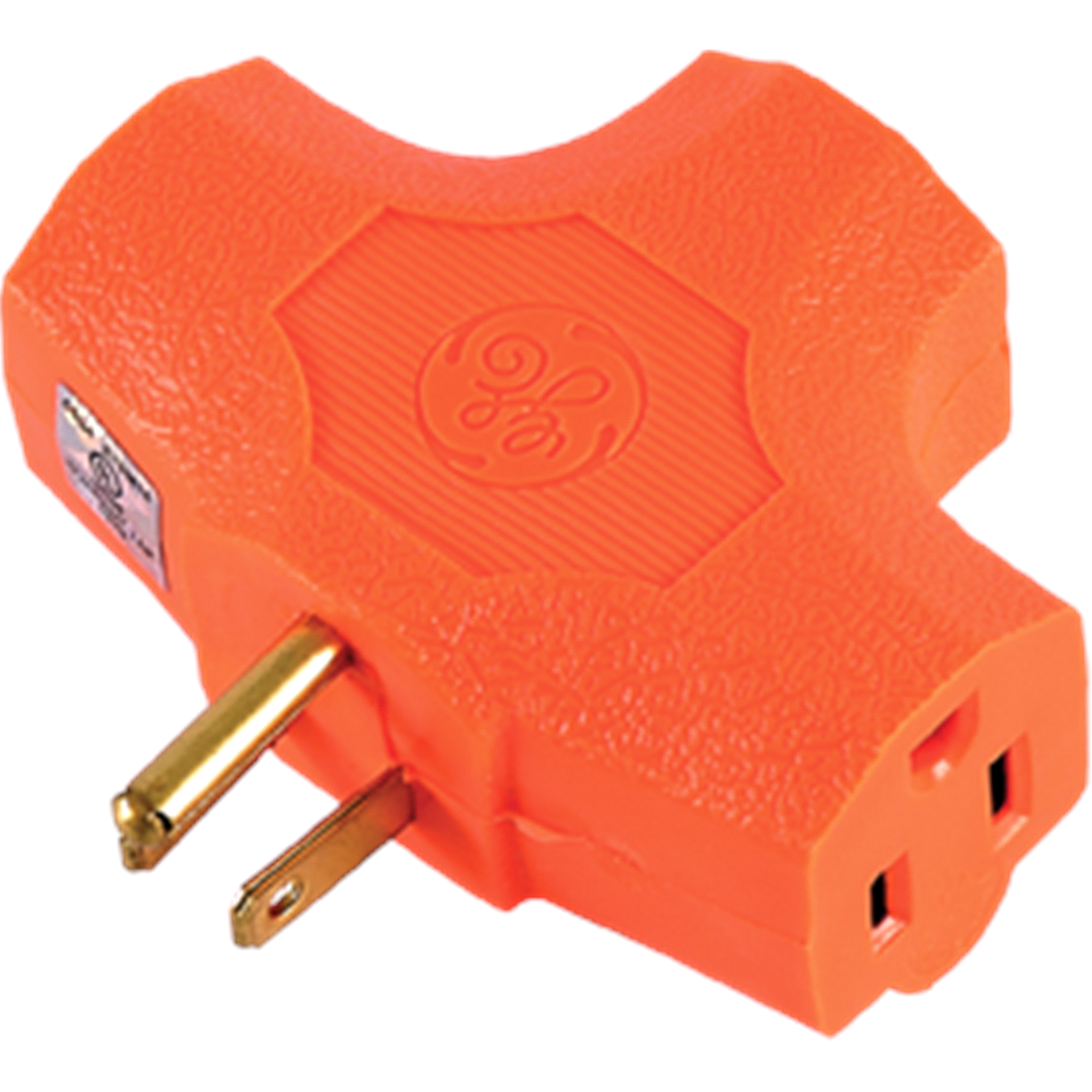 slide 2 of 2, GE Heavy Duty 3-Outlet Adapter, 1 ct