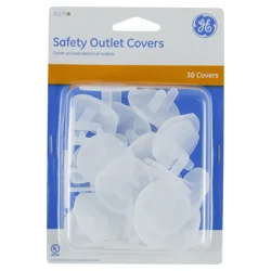 GE Outlet Safety Covers, Clear